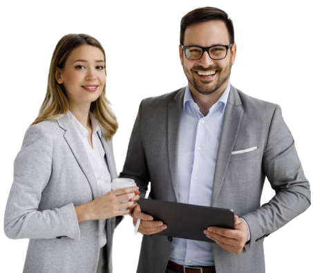 Two of our experts smiling because Kaptius is an elite ServiceNow partner.