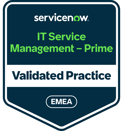 ServiceNow Validated Practice: IT Service Management – Prime (EMEA)